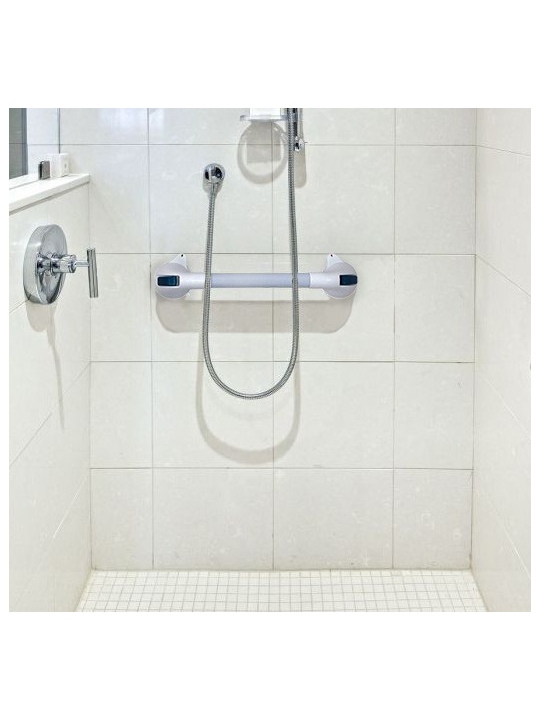 Agarraderas con 3 ventosas para ducha con ventosa uso asistido en duchas,  bañeras, toletes y junto a escaleras con gancho, para azulejos de vidrio y  – Yaxa Colombia