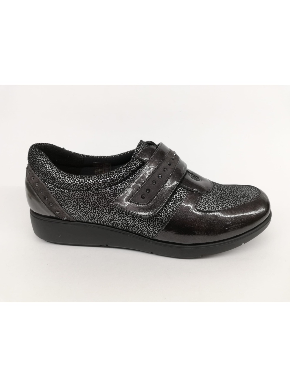Zapato Mujer Antracita Velcro Cutillas (56842) Calzado , 59% OFF
