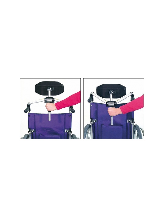 Reposacabezas plegable para silla de ruedas