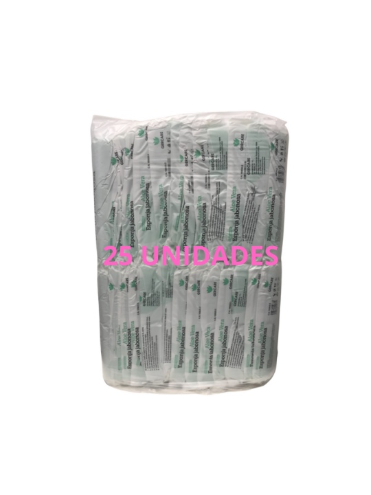 24 esponjas jabonosas, Uso casi sin agua, Desechables, Hidratante