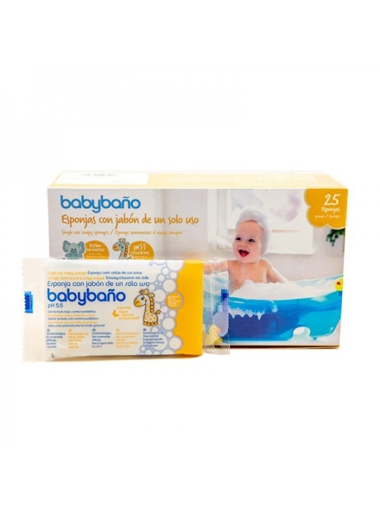 Esponjas jabón bebé Babybaño 25 unidades | | hú...