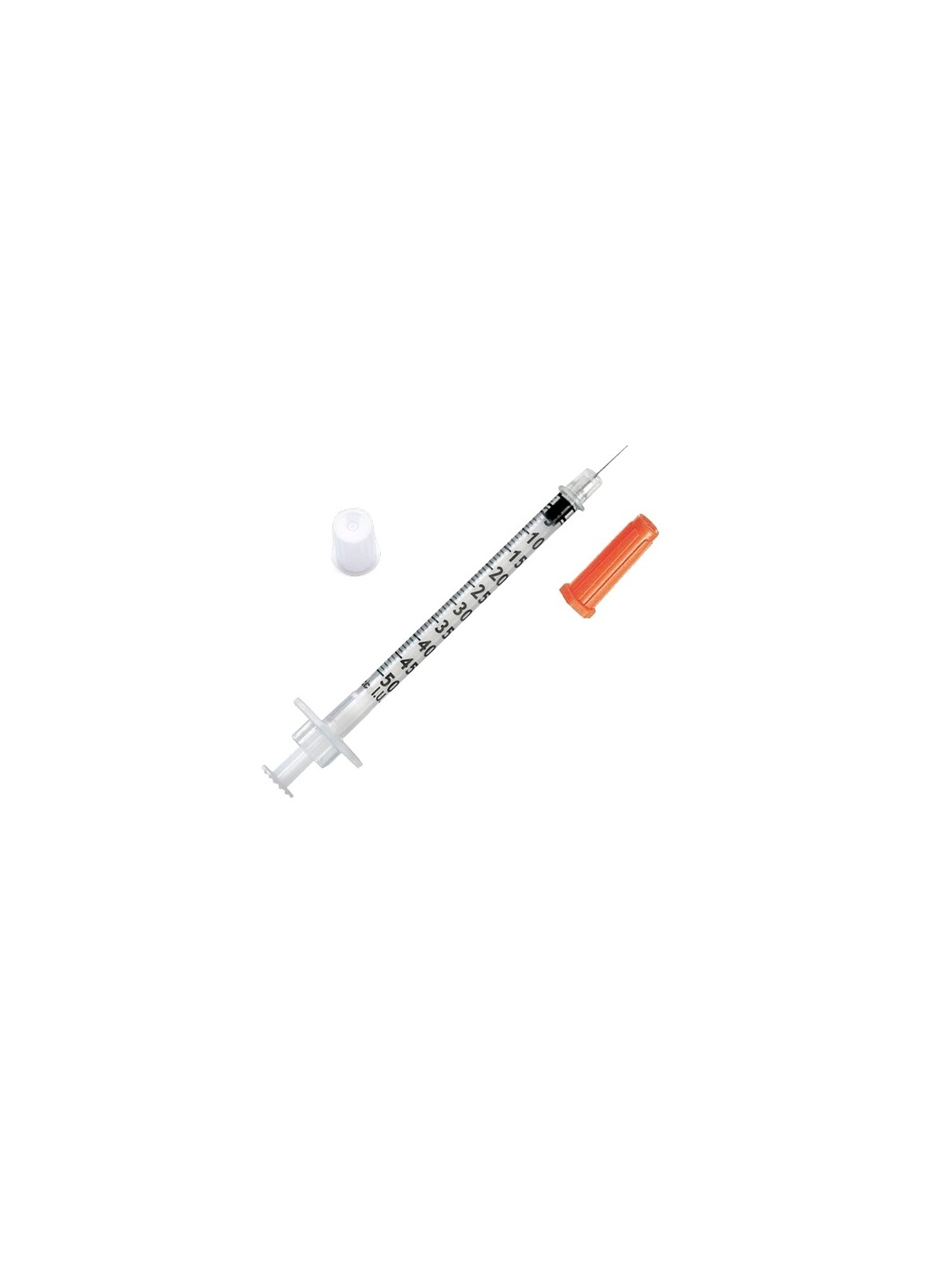 Jeringa insulina con aguja 3 cuerpos