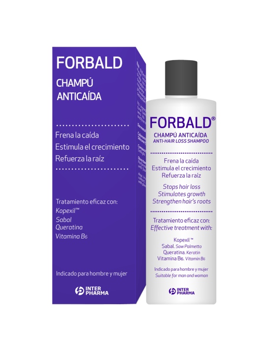 Champú anticaída Forbald 250 ml.