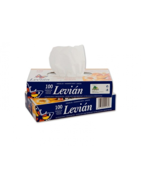 Pañuelos facial Levian caja 100 unidades