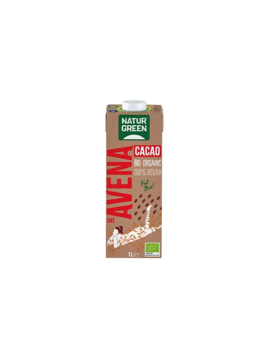 Bebida de avena con cacao y calcio Bio Natur Green