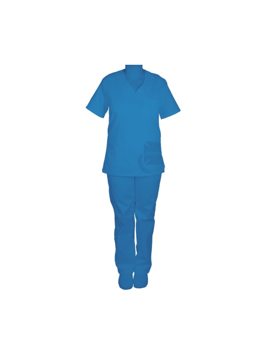 Ortotex Conjunto de pijama sanitario color azul