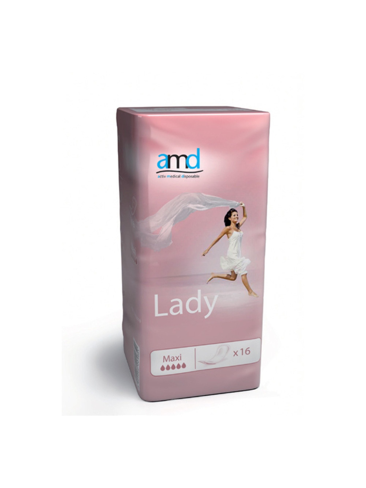 AMD Lady Compresas de incontinencia femenina Maxi 16 unds