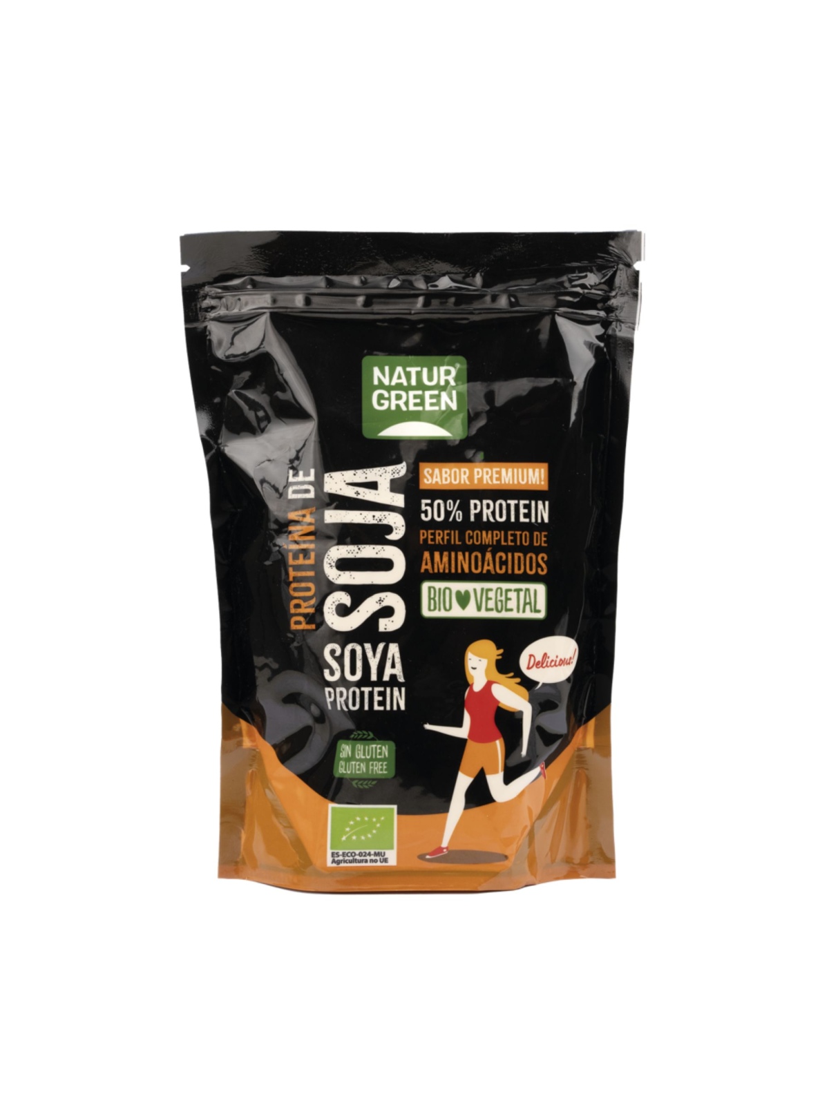 NaturGreen Proteína de soja 50% Bio 375 g