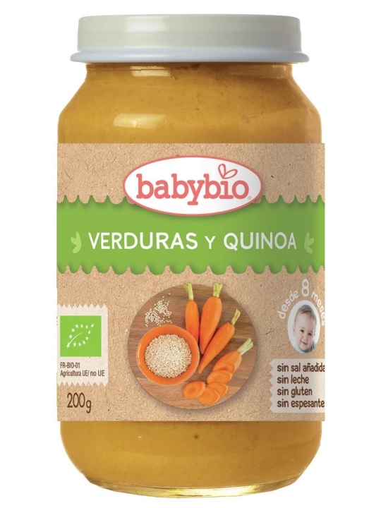 Potito de Menú Verdura Quinoa Bio BabyBio 200 g