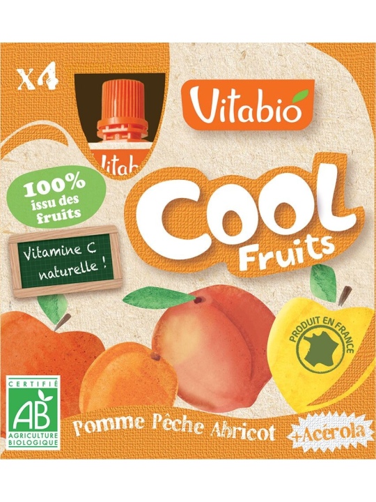 Vitabio Cool Fruits Manzana-Melocoton-Albaricoque