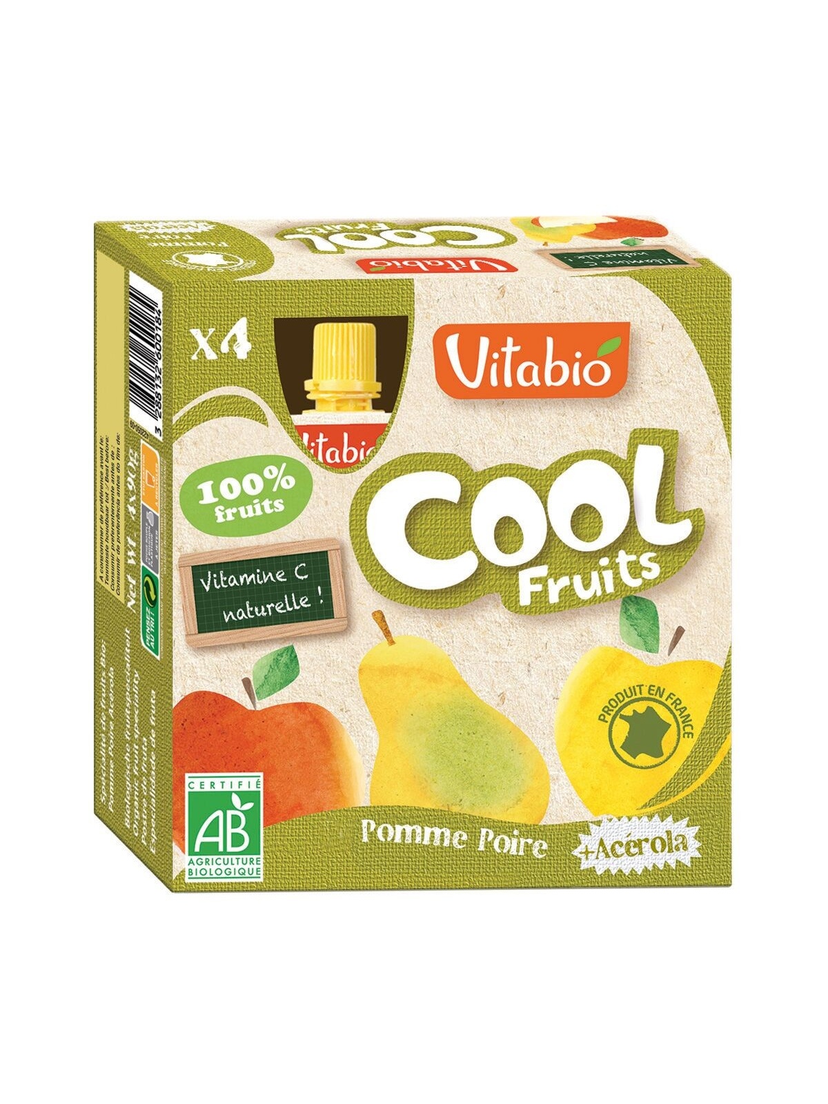 Vitabio Cool Fruits Manzana-Pera