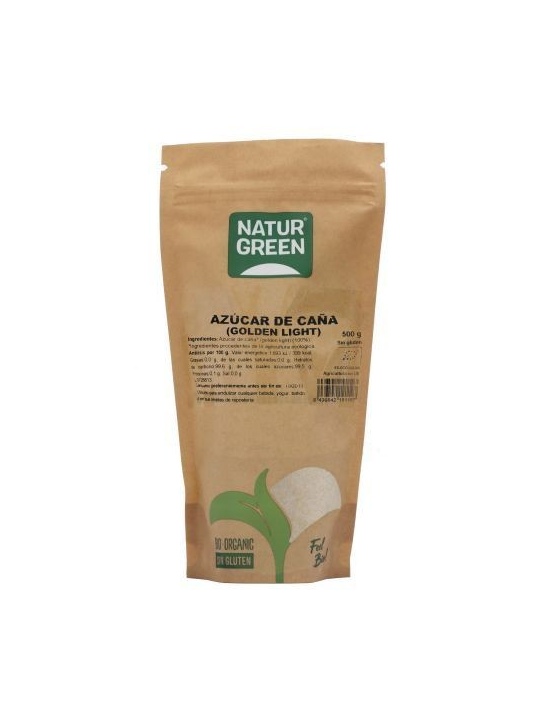 Bolsa Doypack de Azúcar de caña (Golden Light) Bio Naturgreen 500 g