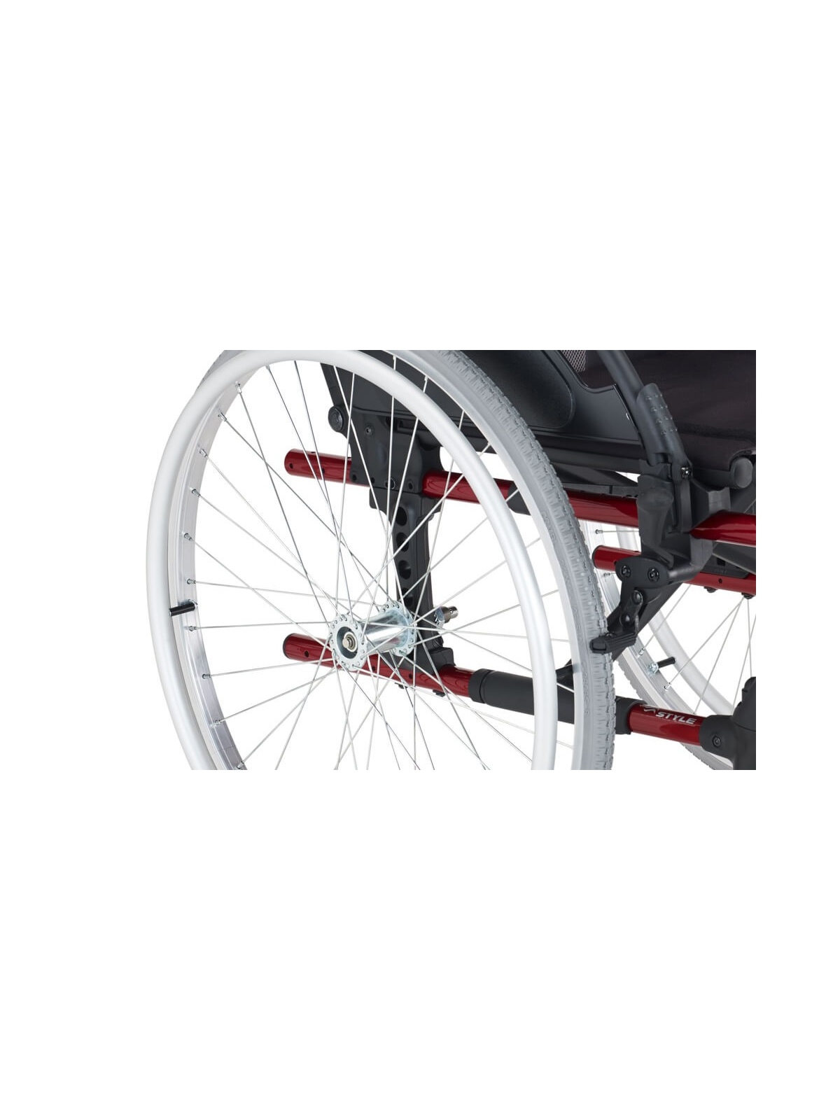 Silla de ruedas de aluminio autopropulsable